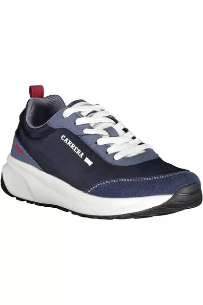 Sneakers Carrera eleganti blu con accenti in ecopelle