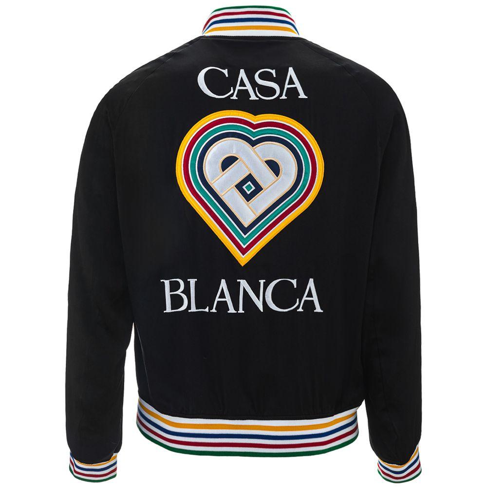 Casablanca Black Silk Jacket - PER.FASHION