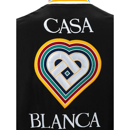 Casablanca Black Silk Jacket - PER.FASHION