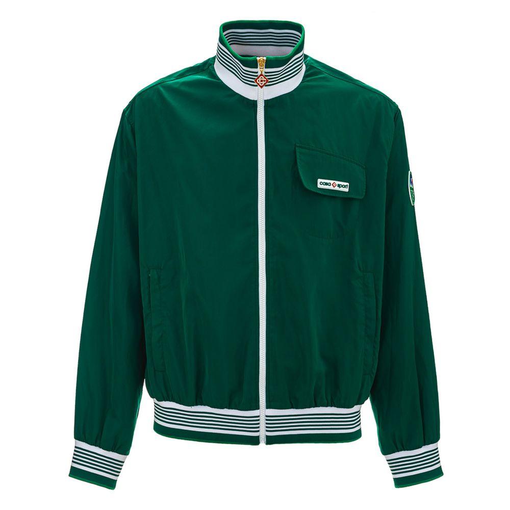 Casablanca Green Polyester Jacket - PER.FASHION