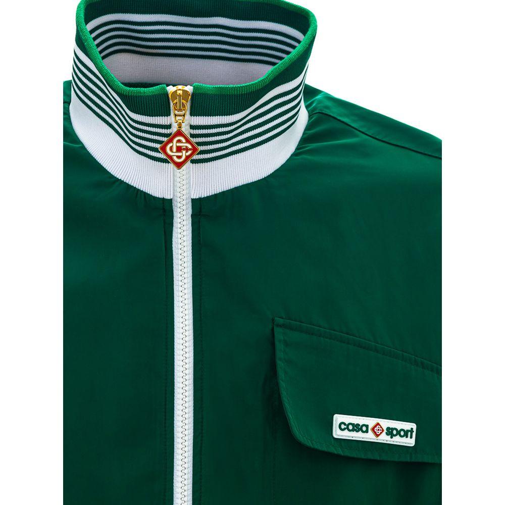 Casablanca Green Polyester Jacket - PER.FASHION