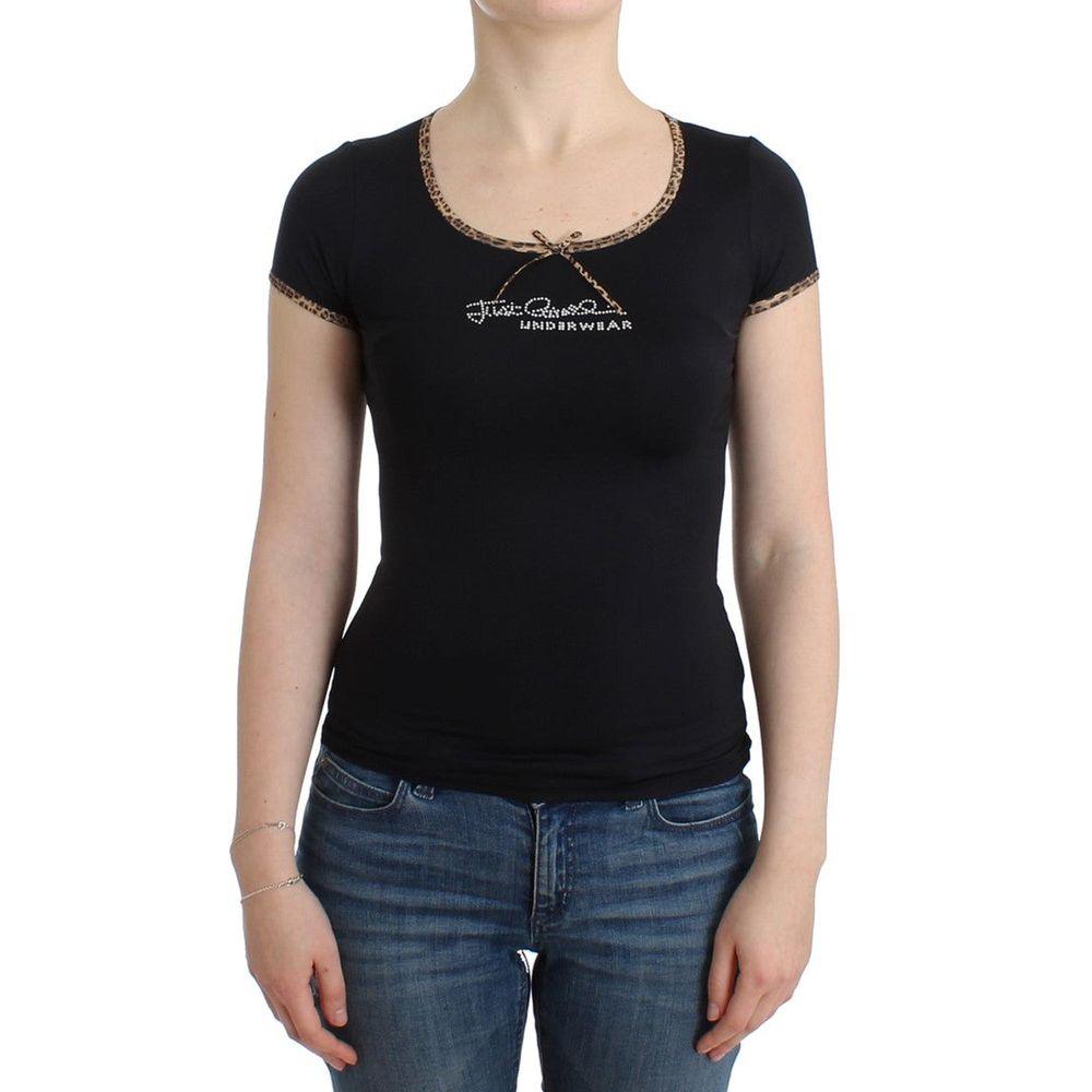 Cavalli Black Tops & T-Shirt - PER.FASHION