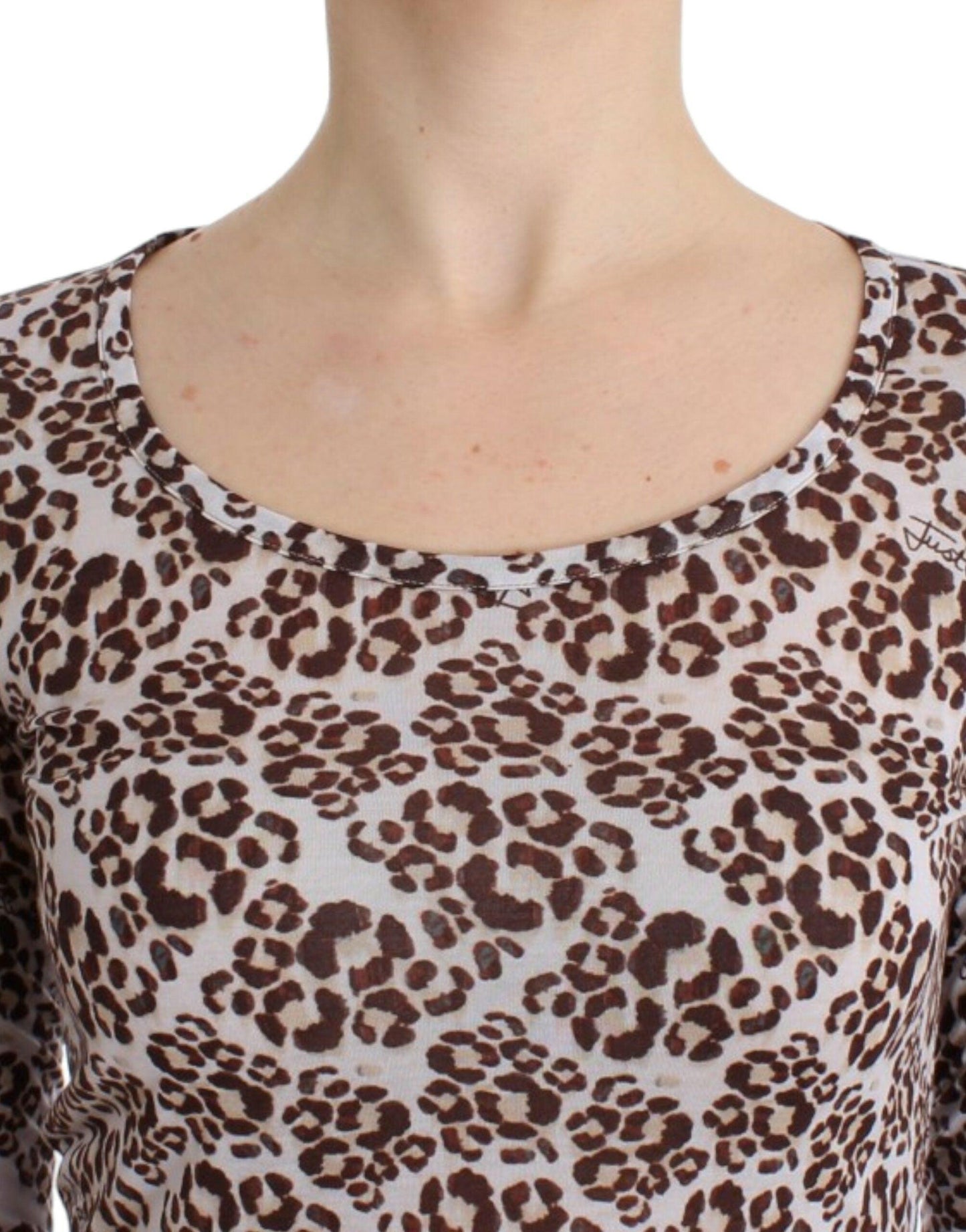 Cavalli Elegant Floral Lace Longsleeve Top - PER.FASHION