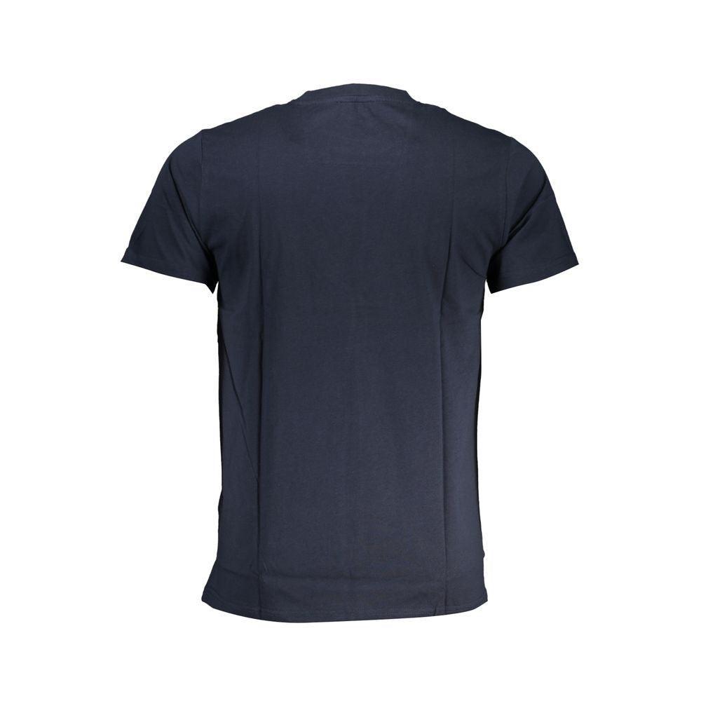 Cavalli Class Blue Cotton T-Shirt - PER.FASHION