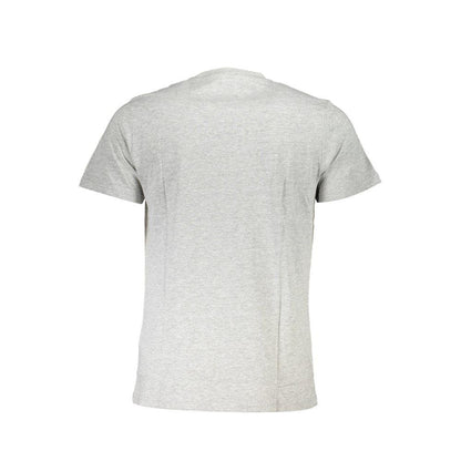 Cavalli Class Gray Cotton T-Shirt - PER.FASHION