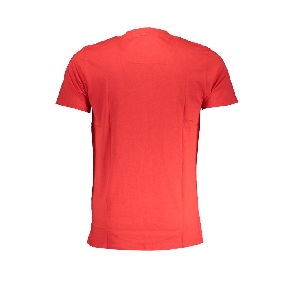 Cavalli Class Red Cotton T-Shirt - PER.FASHION