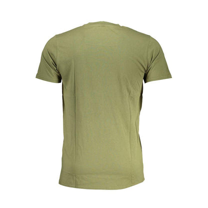 Cavalli Class Green Cotton T-Shirt - PER.FASHION