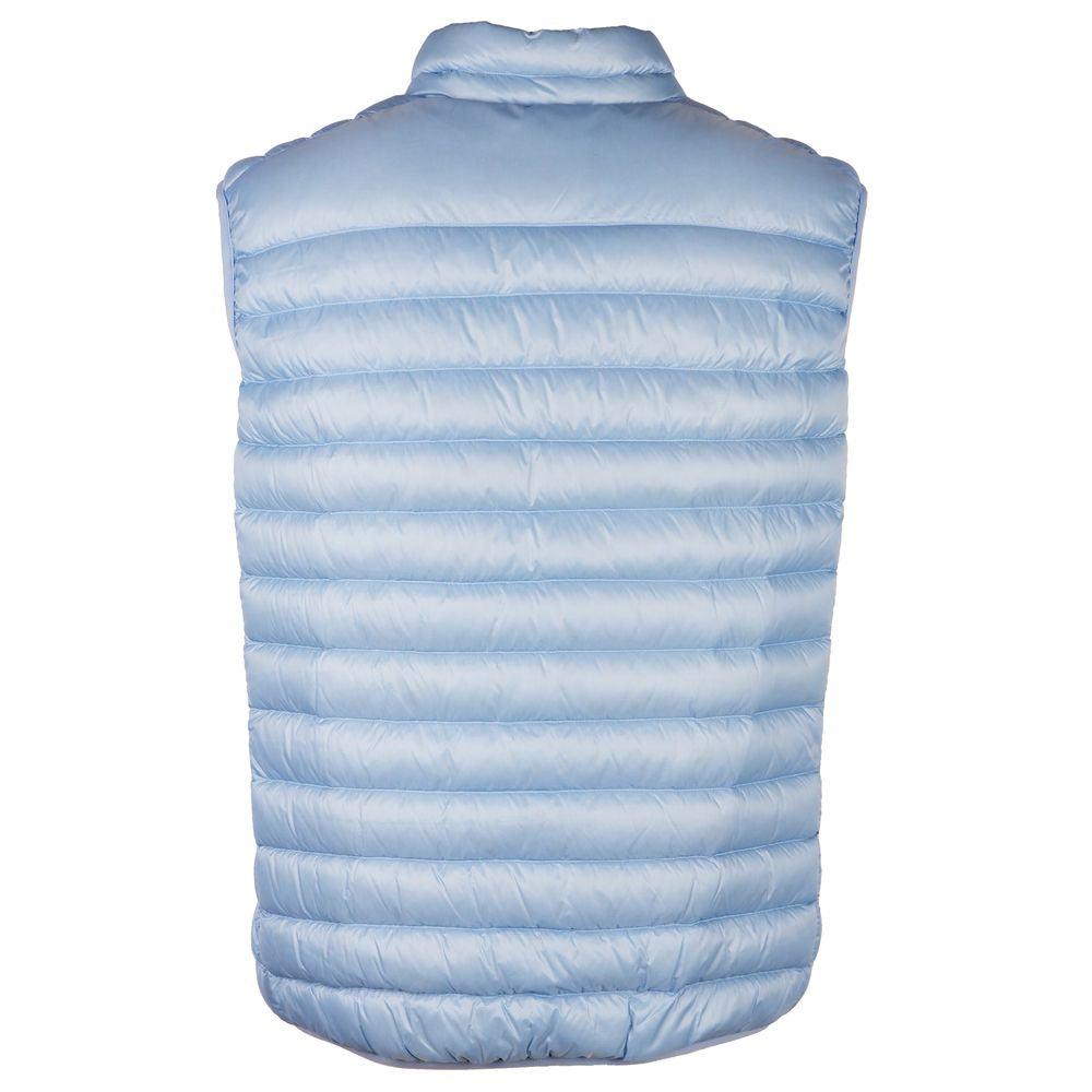 Centogrammi Elegant Light Blue Men's Padded Nylon Vest - PER.FASHION