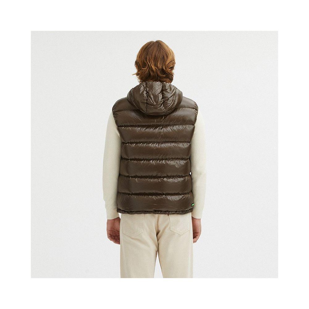 Centogrammi Reversible Hooded Duck Feather Vest - PER.FASHION