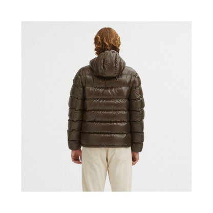 Centogrammi Reversible Hooded Jacket in Dove Grey and Brown - PER.FASHION