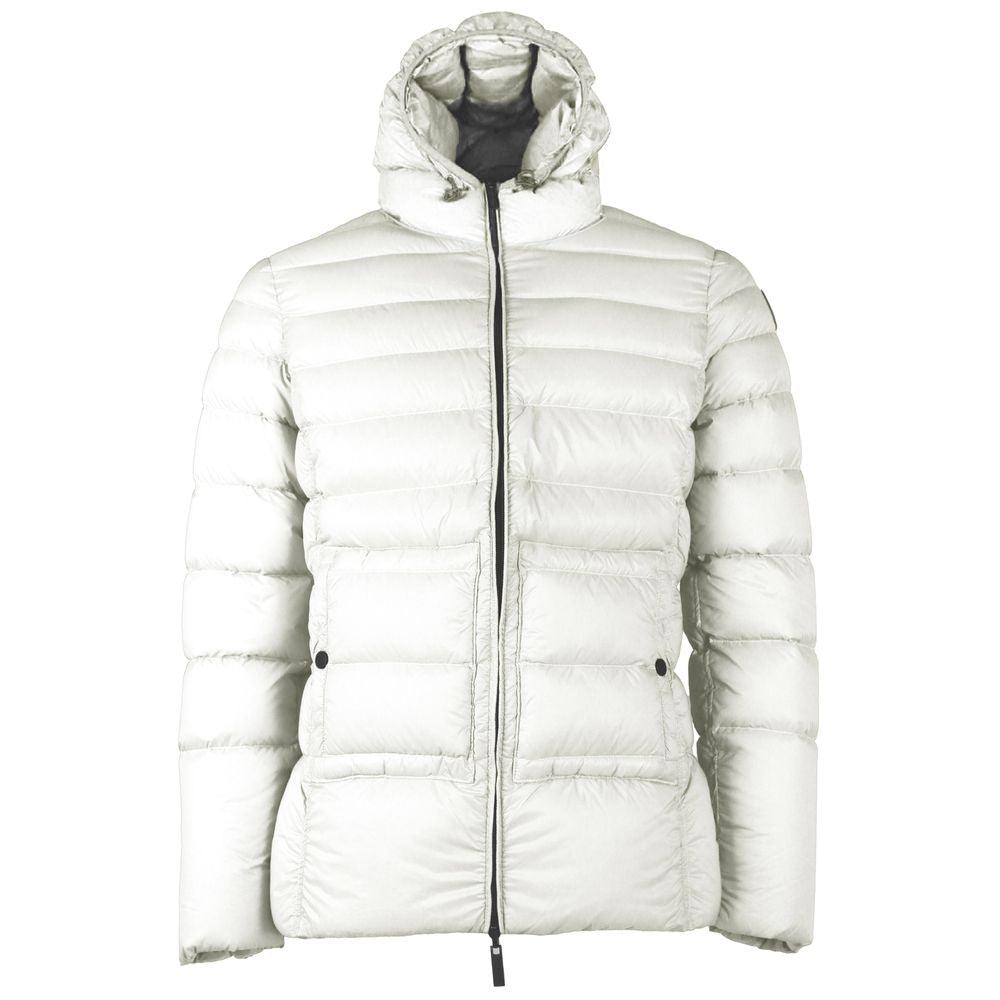 Centogrammi Reversible White Nylon Hooded Jacket - PER.FASHION