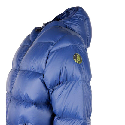 Centogrammi Sleek Blue Nylon Down Jacket - PER.FASHION