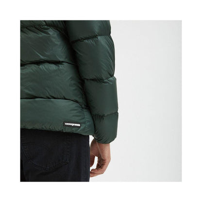 Centogrammi Sleek Dark Green Hooded Winter Jacket - PER.FASHION