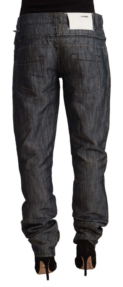 Chic Mid-Waist Straight-Cut Acht Jeans - PER.FASHION
