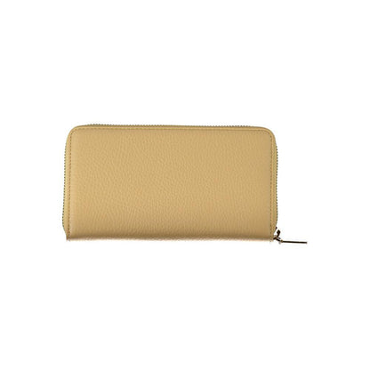 Coccinelle Beige Leather Wallet - PER.FASHION