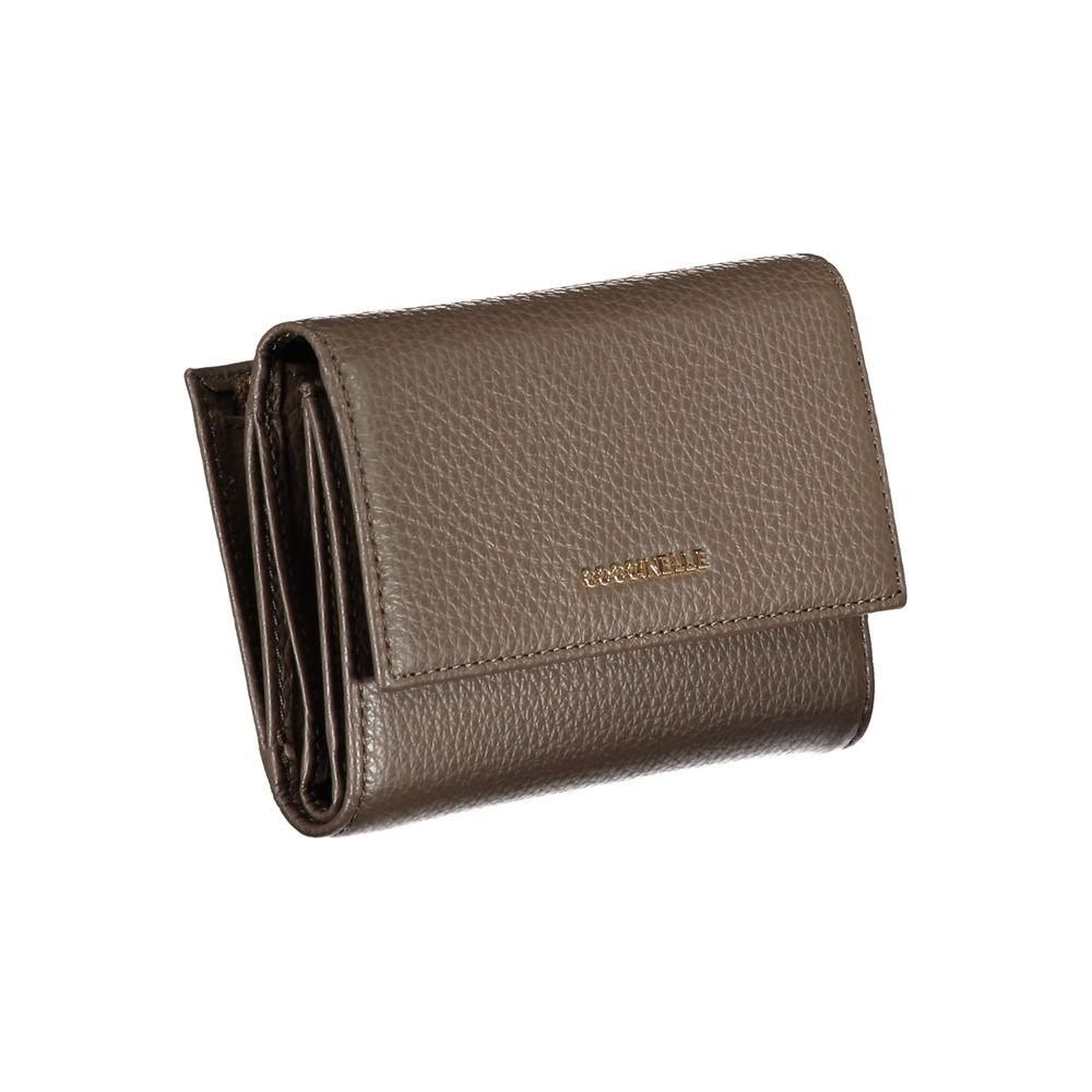 Coccinelle Elegant Triple Compartment Leather Wallet - PER.FASHION