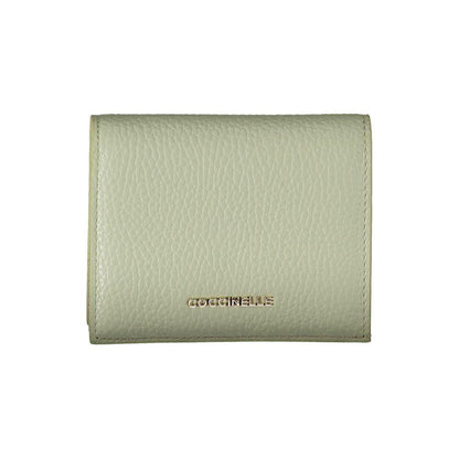 Coccinelle Green Leather Wallet - PER.FASHION