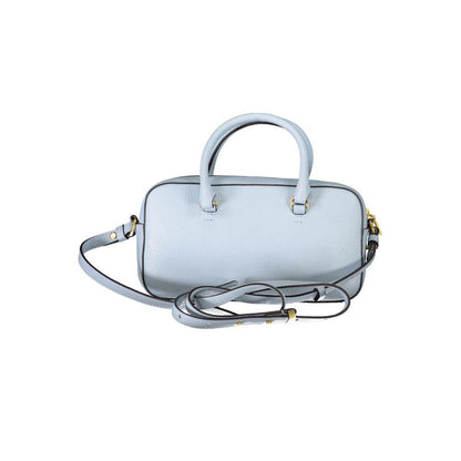 Coccinelle Light Blue Leather Handbag - PER.FASHION