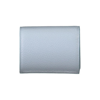 Coccinelle Light Blue Leather Wallet - PER.FASHION