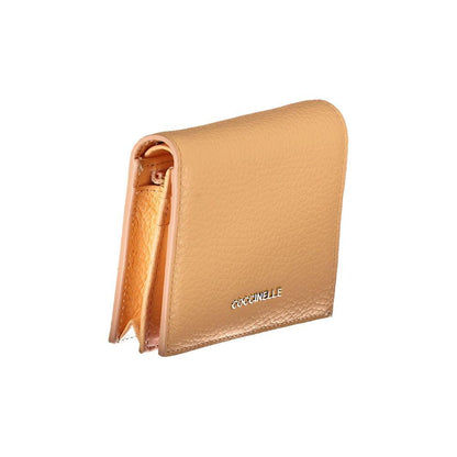 Coccinelle Orange Leather Wallet - PER.FASHION