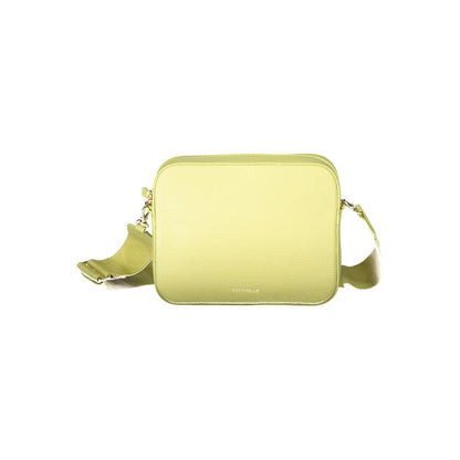 Coccinelle Yellow Leather Handbag - PER.FASHION