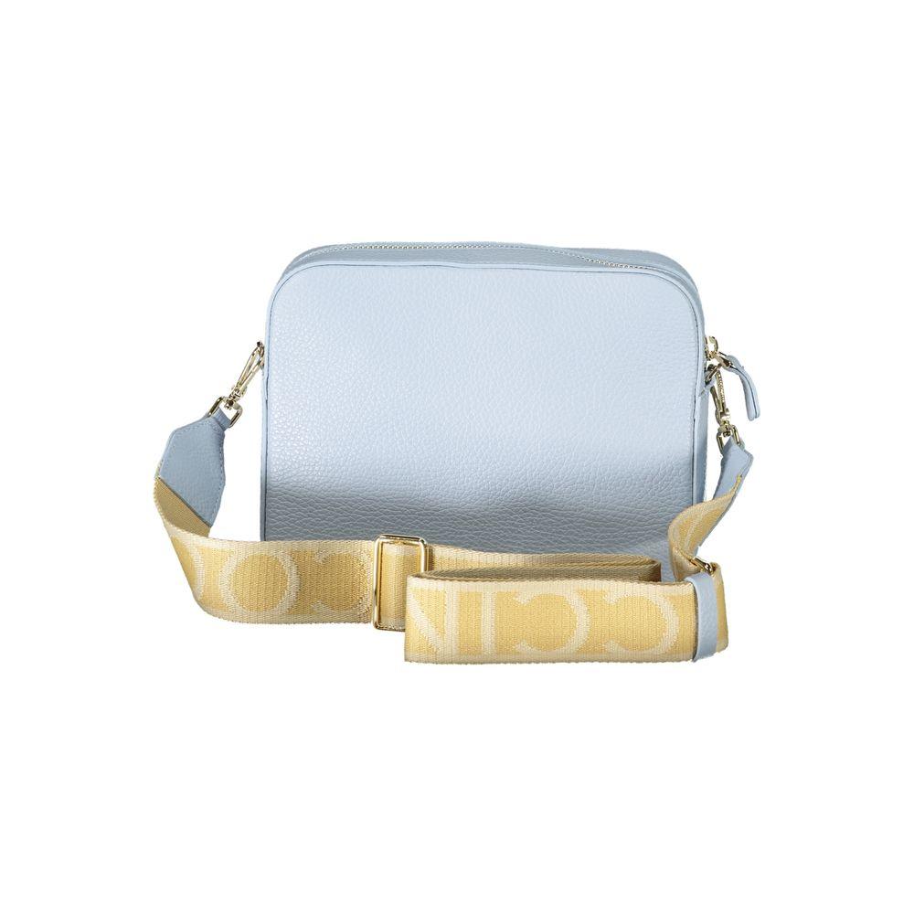 Coccinelle Light Blue Leather Handbag - PER.FASHION