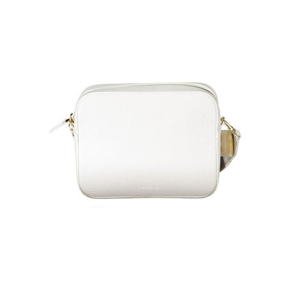 Coccinelle White Leather Handbag - PER.FASHION