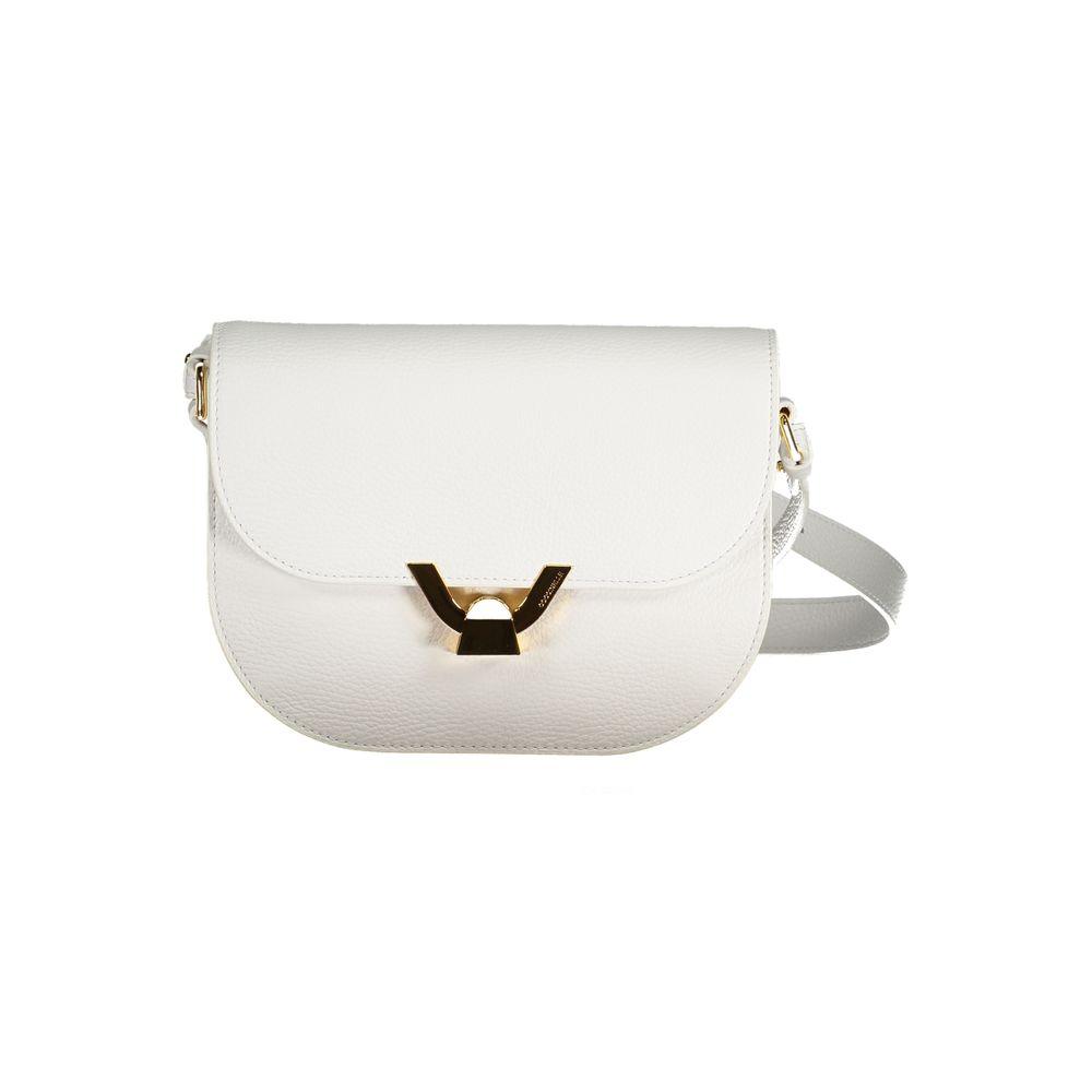 Coccinelle White Leather Handbag - PER.FASHION