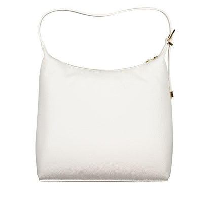 Coccinelle White Leather Handbag - PER.FASHION