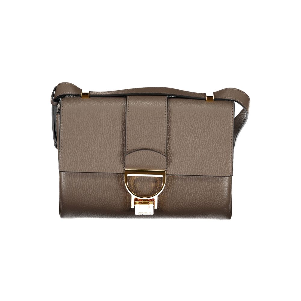 Coccinelle Brown Leather Handbag - PER.FASHION