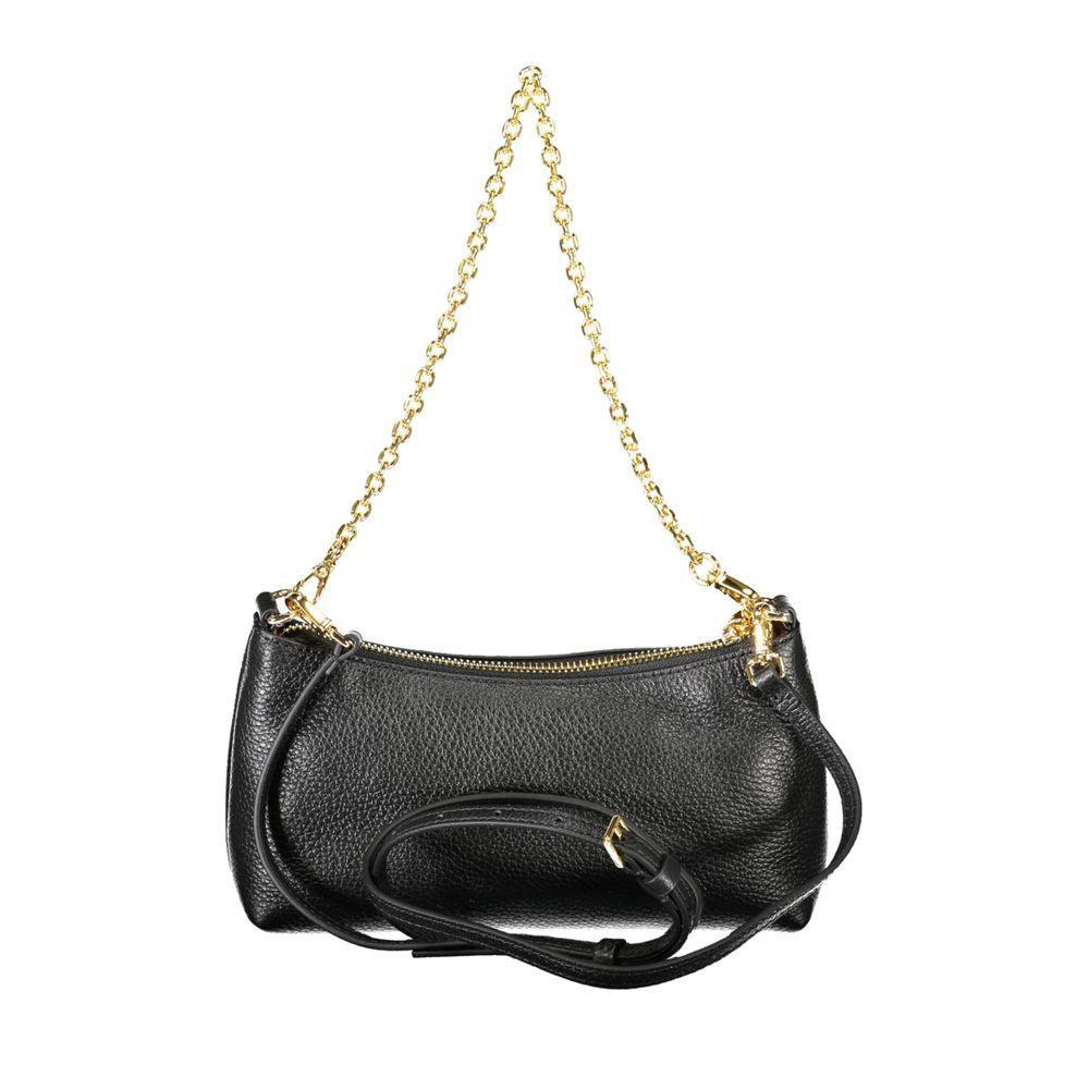 Coccinelle Black Leather Handbag - PER.FASHION