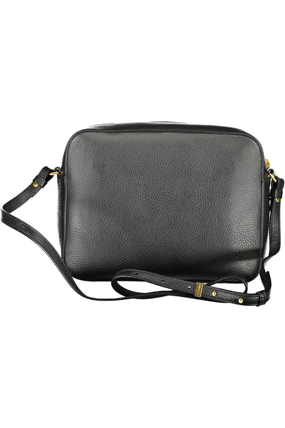 Coccinelle Elegant Black Leather Shoulder Bag - PER.FASHION