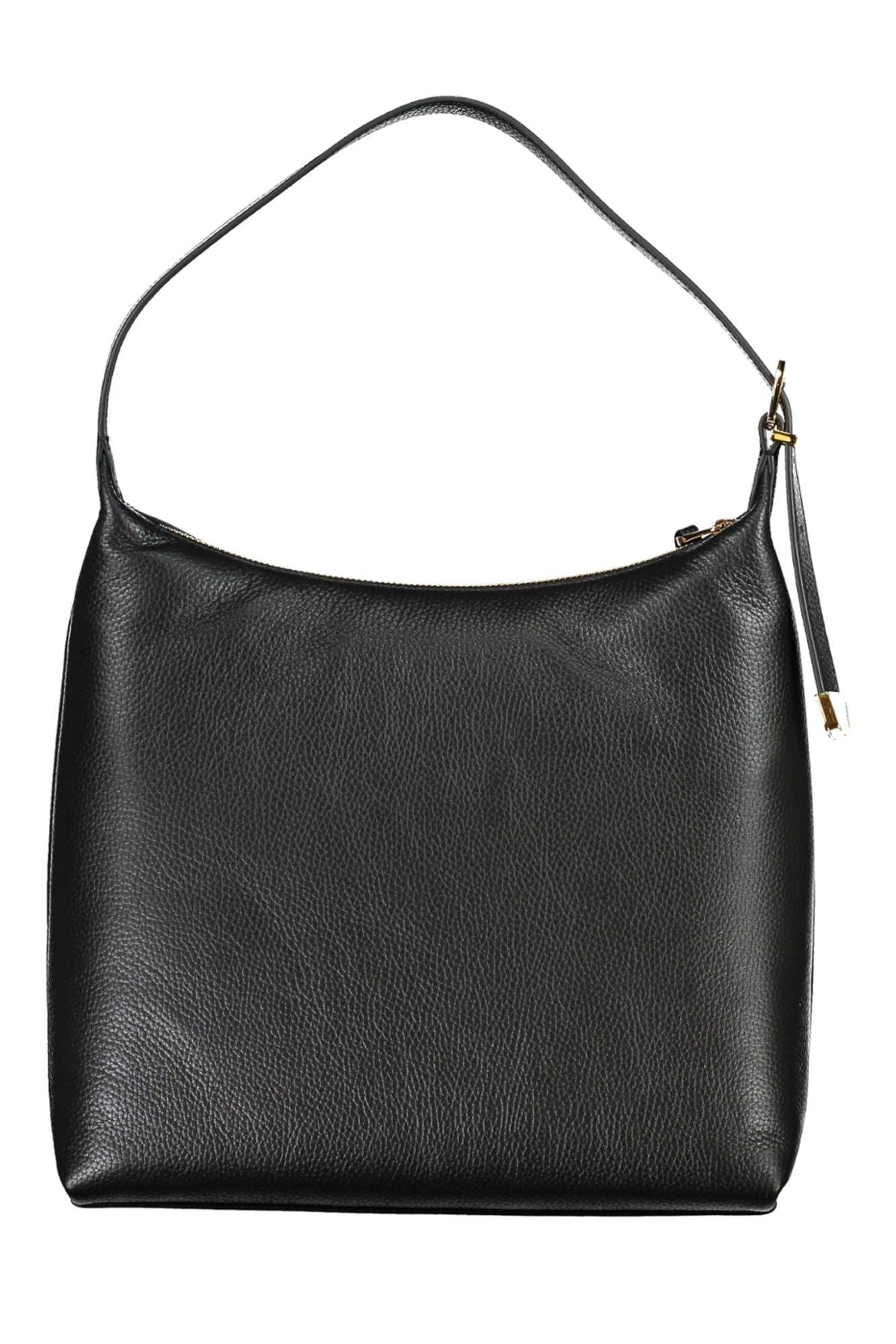 Coccinelle Elegant Black Leather Shoulder Bag - PER.FASHION