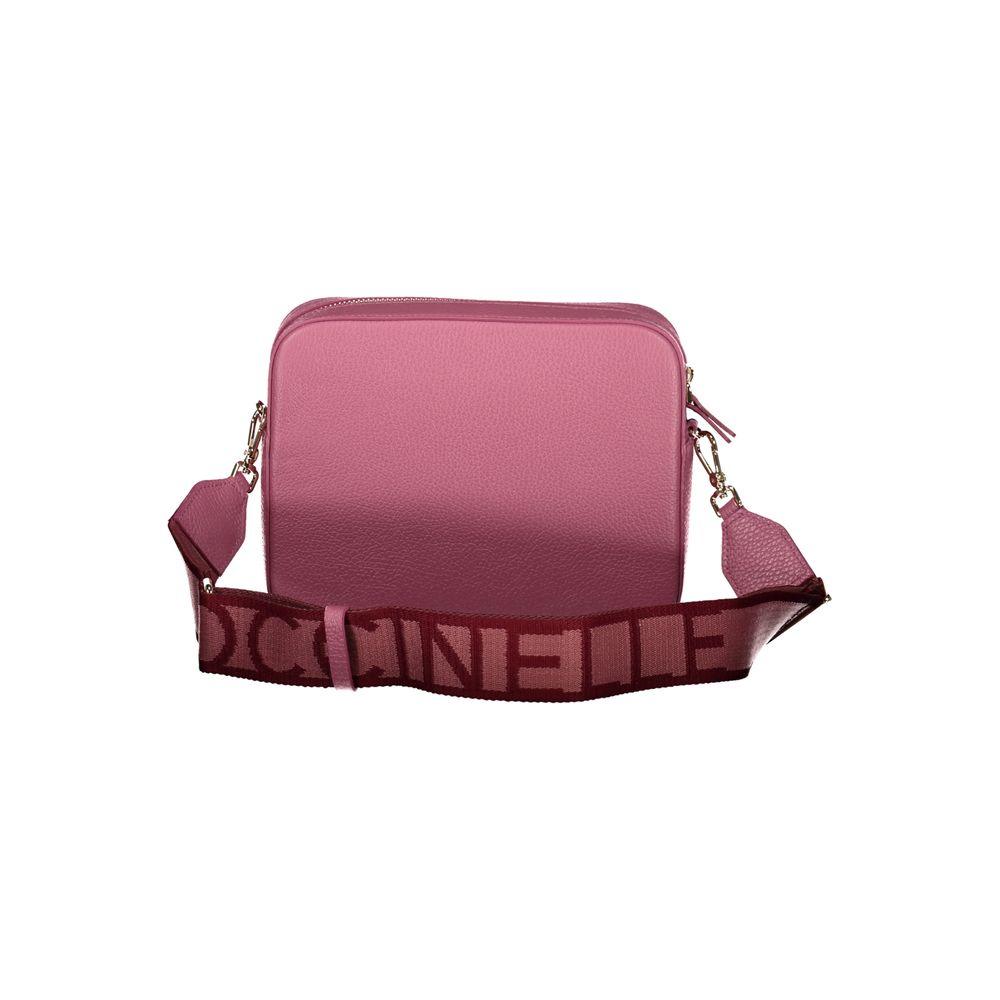 Coccinelle Pink Leather Handbag - PER.FASHION