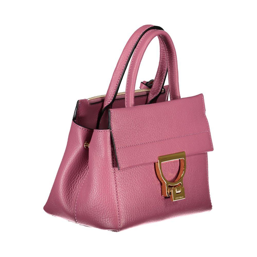 Coccinelle Pink Leather Handbag - PER.FASHION