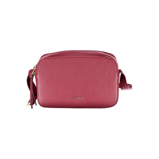 Coccinelle Red Leather Handbag - PER.FASHION