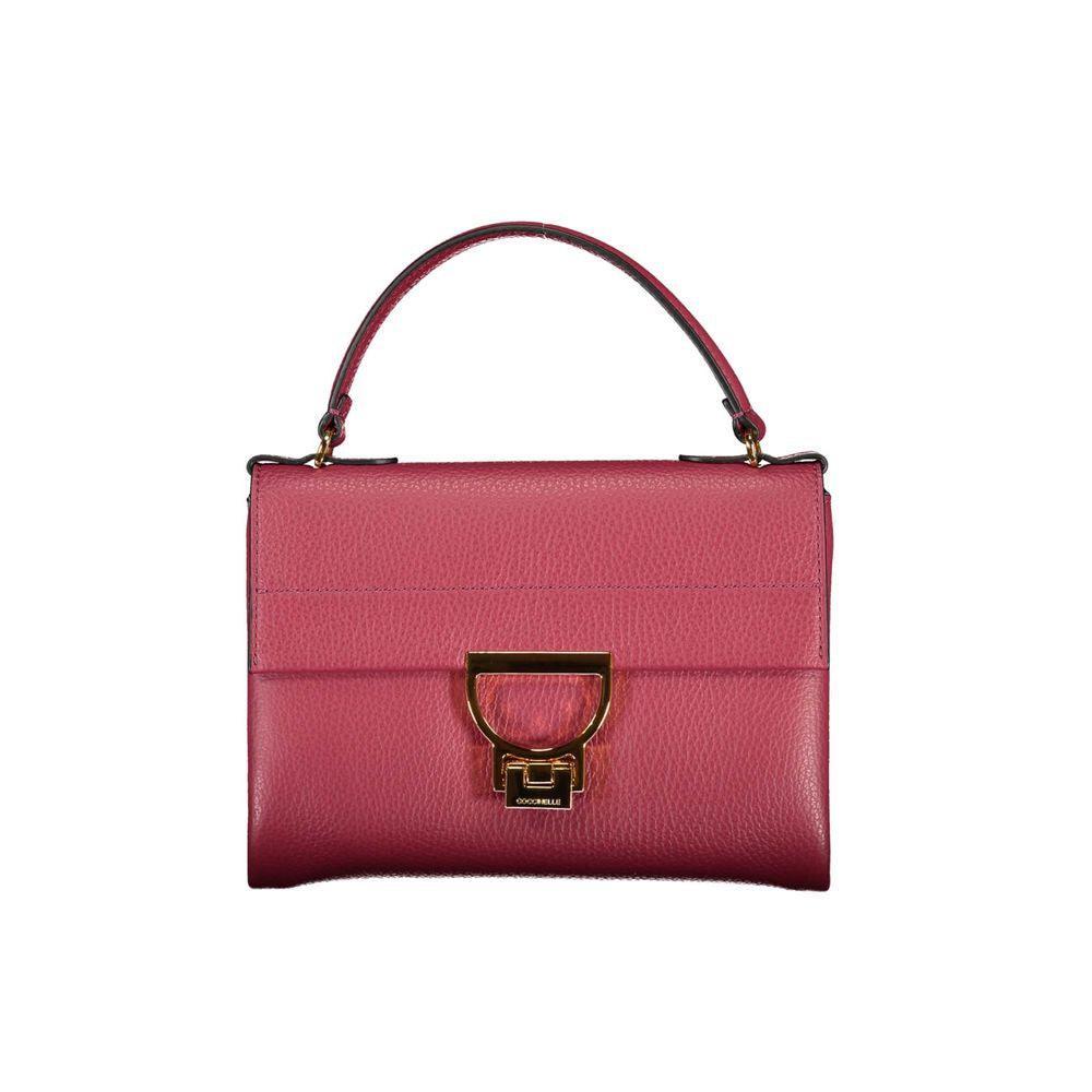 Coccinelle Red Leather Handbag - PER.FASHION