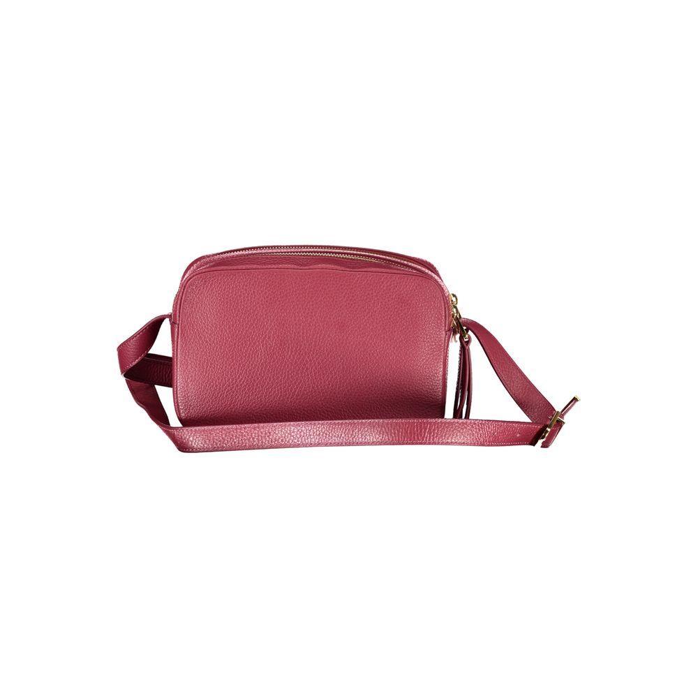 Coccinelle Red Leather Handbag - PER.FASHION