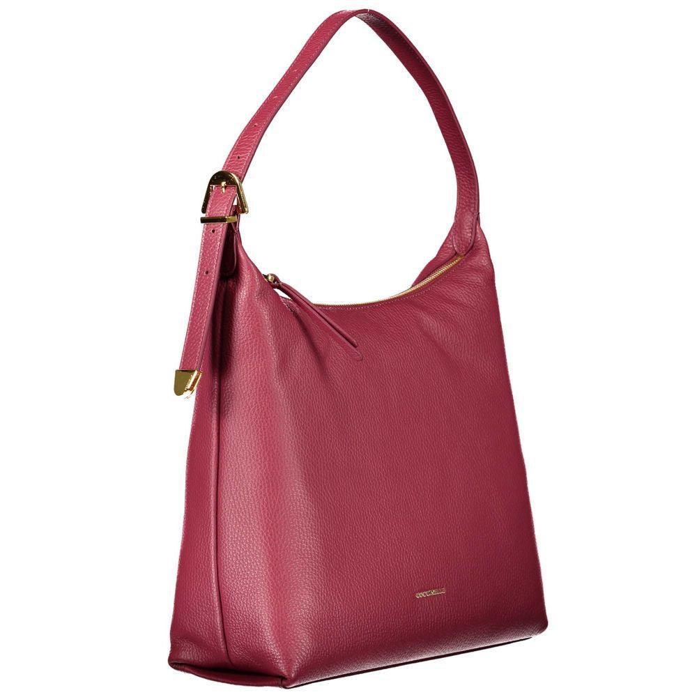 Coccinelle Red Leather Handbag - PER.FASHION