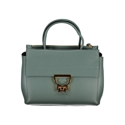 Coccinelle Green Leather Handbag - PER.FASHION