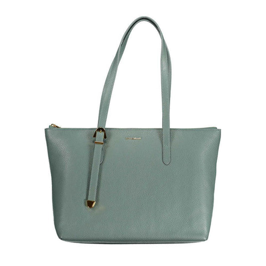Coccinelle Green Leather Handbag - PER.FASHION