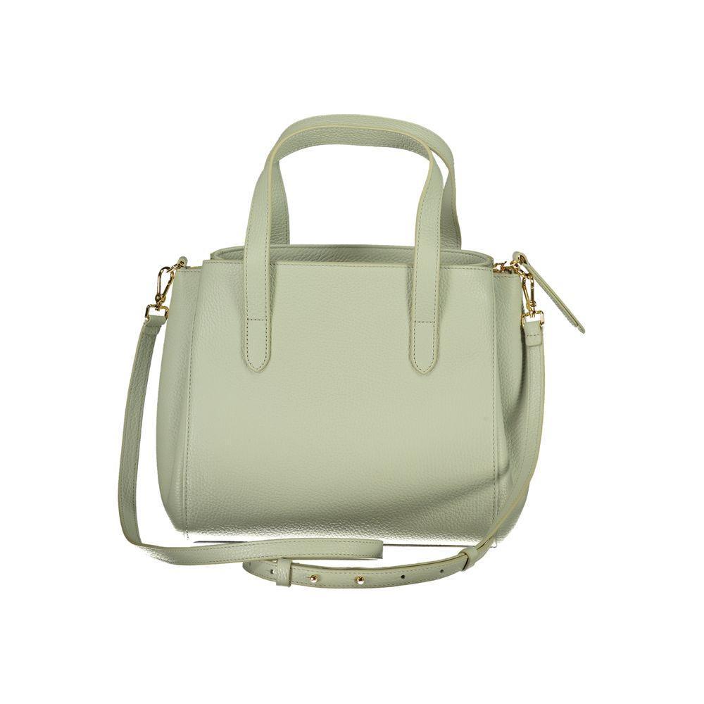 Coccinelle Green Leather Handbag - PER.FASHION