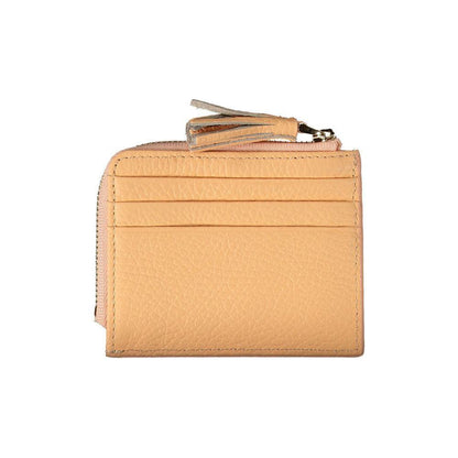 Coccinelle Orange Leather Wallet - PER.FASHION