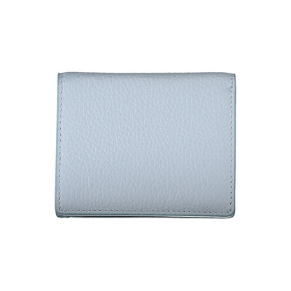 Coccinelle Light Blue Leather Wallet - PER.FASHION