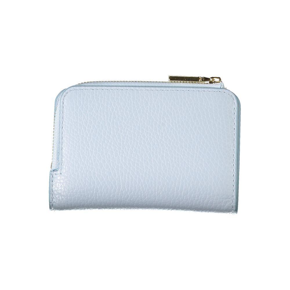Coccinelle Light Blue Leather Wallet - PER.FASHION