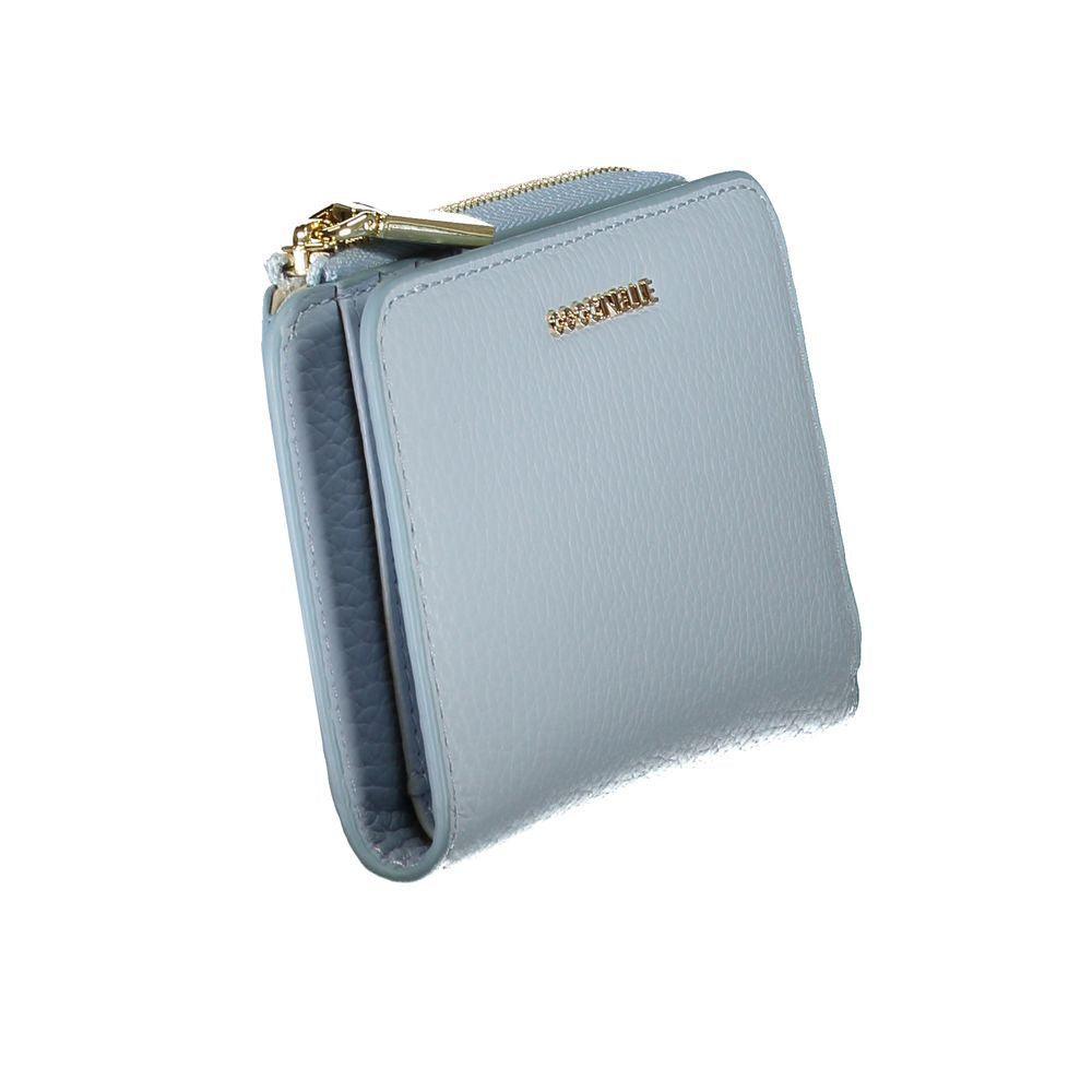 Coccinelle Light Blue Leather Wallet - PER.FASHION