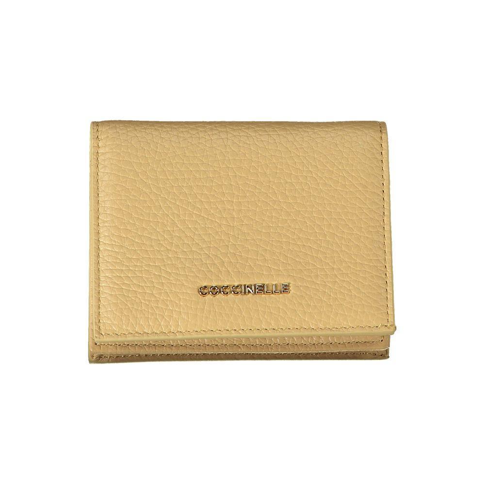 Coccinelle Beige Leather Wallet - PER.FASHION