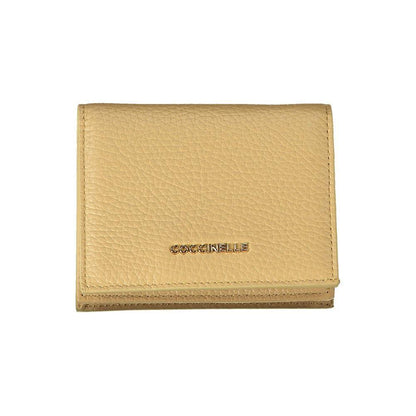 Coccinelle Beige Leather Wallet - PER.FASHION