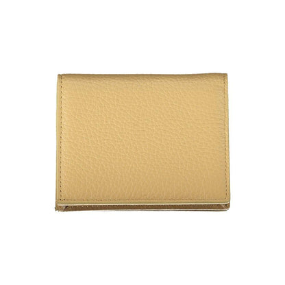 Coccinelle Beige Leather Wallet - PER.FASHION