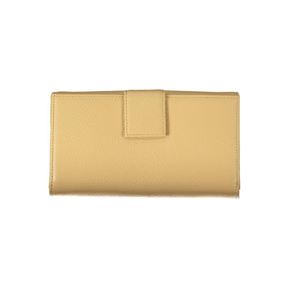 Coccinelle Beige Leather Wallet - PER.FASHION
